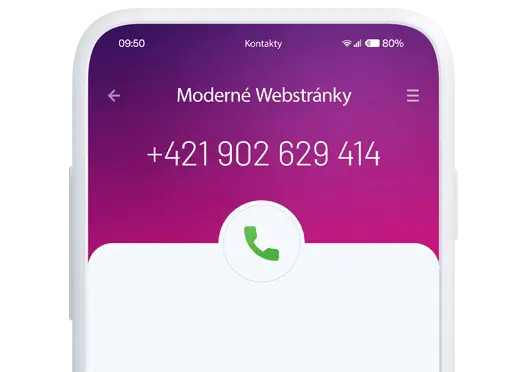 Zavolajte nám na +421 902 629 414
